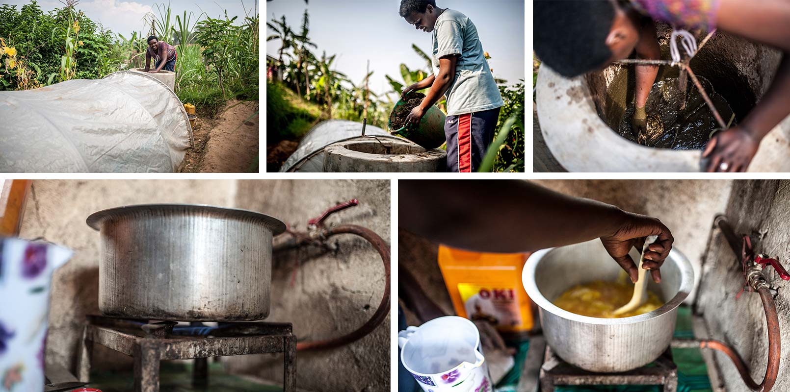 국제개발활동 – 르완다 바이오가스 프로젝트 르완다 바이오가스 프로젝트 수혜를 입은 사람들 모습