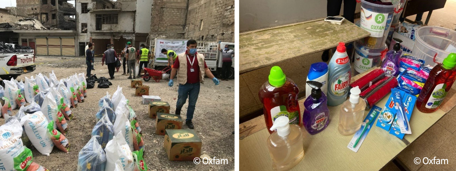 © Aurelie Godet/Oxfam / © Tavonga Chikwaya/Oxfam