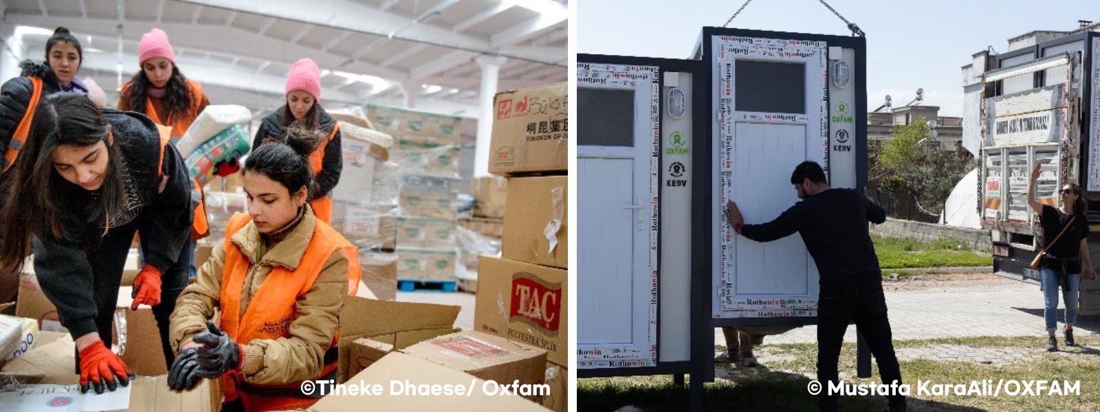 ©Tineke Dhaese/ Oxfam / © Mustafa KaraAli/OXFAM